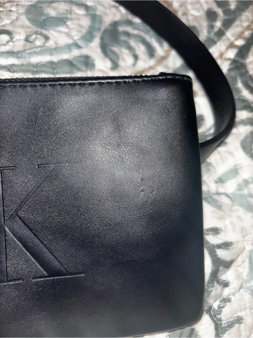 Calvin Klein Black Leather belt Bag